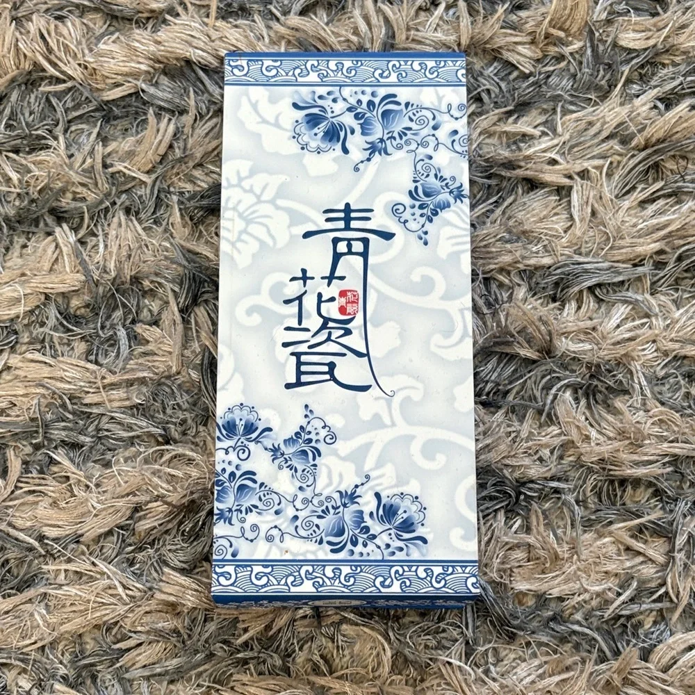 Elegant Blue and White Porcelain Spoon and Chopsticks Set New